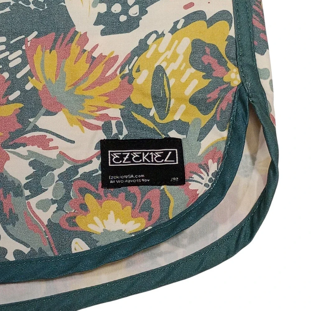 Ezekiel Shorts Mens 38 Multicolor Swim Trunks Floral Drawstring‎ Surf Tropical